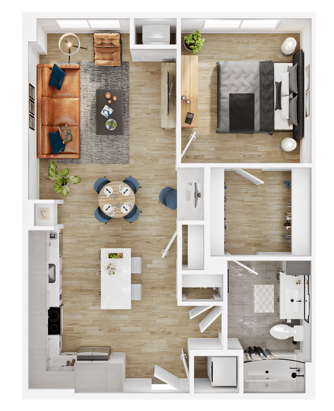 Floor plan layout diagram for A35